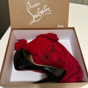 Christian Louboutin Black Patent Heels